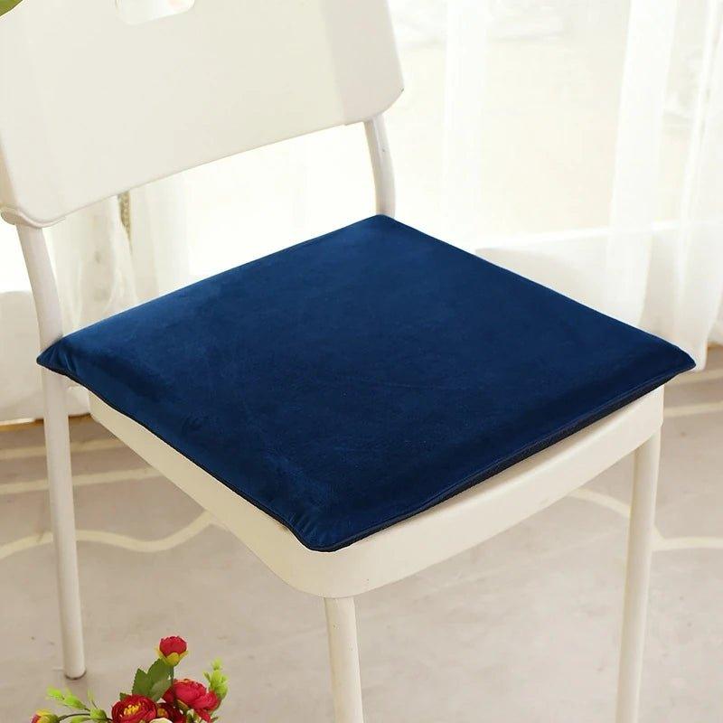 Galette de chaise déhoussable carré en coton - Mon - Coussin