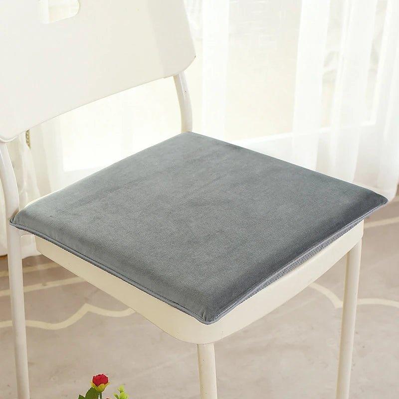 Galette de chaise déhoussable carré en coton - Mon - Coussin