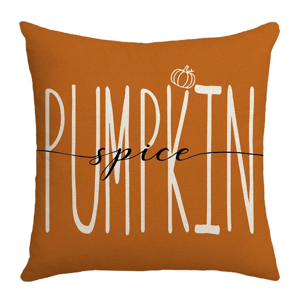 Housse coussin automne en coton - Mon - Coussin