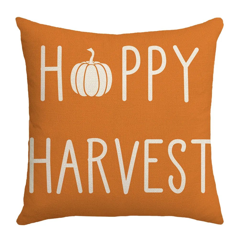 Housse coussin automne en coton - Mon - Coussin