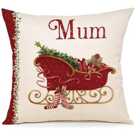 Housse coussin noel 60x60 doux et élégant - Mon - Coussin