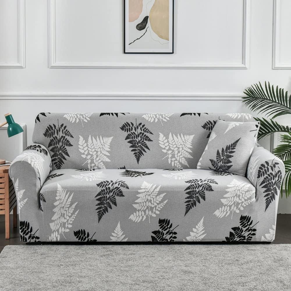 Housse de Canapé d'Angle Extensible Motif Fougères Botaniques - Mon - Coussin – Boutique Française de Coussins Orthopédiques, de Lecture et pour Animaux