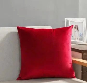 Housse de coussin 45x45 rouge - Mon - Coussin