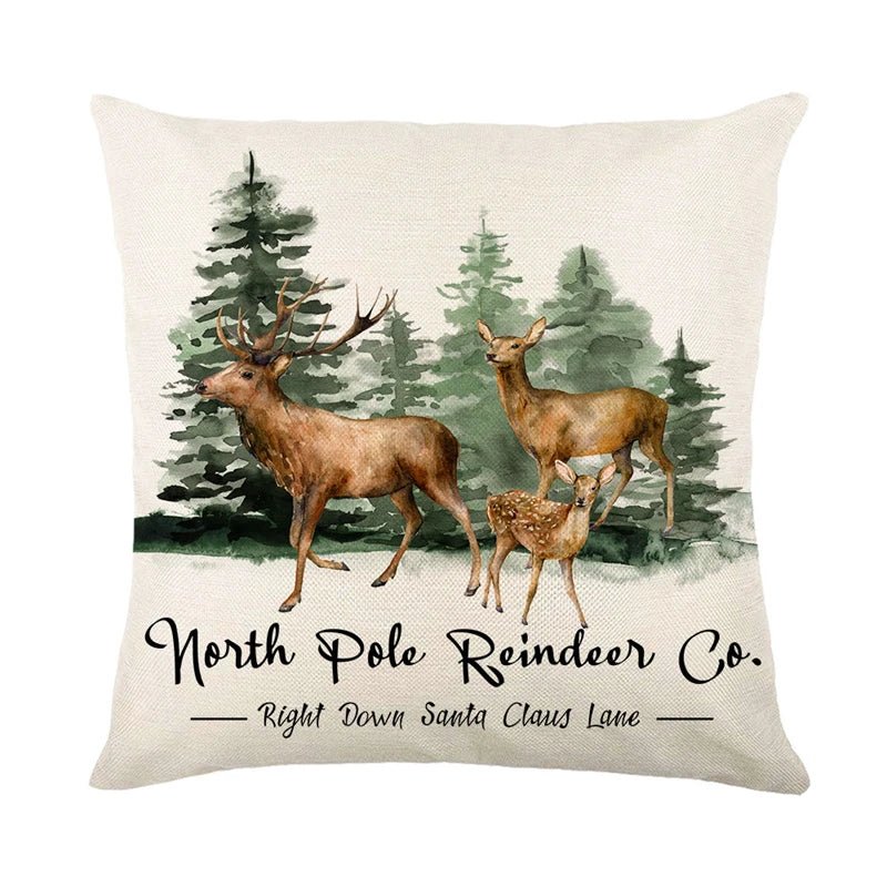 housse de coussin de noel - Mon - Coussin