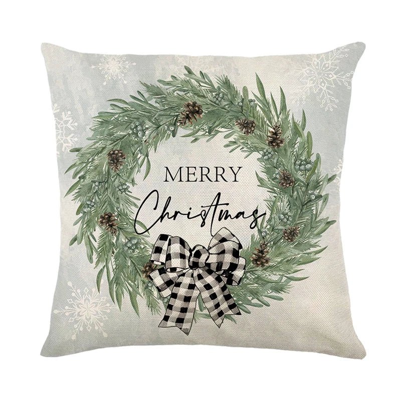 housse de coussin de noel - Mon - Coussin