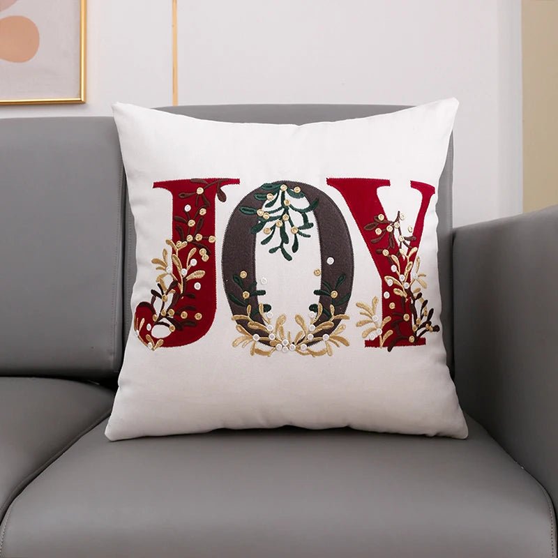 Housse de coussin noel 45x45 Joy - Mon - Coussin