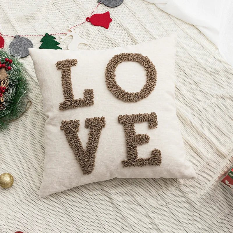 Housse de coussin pour noel - Mon - Coussin