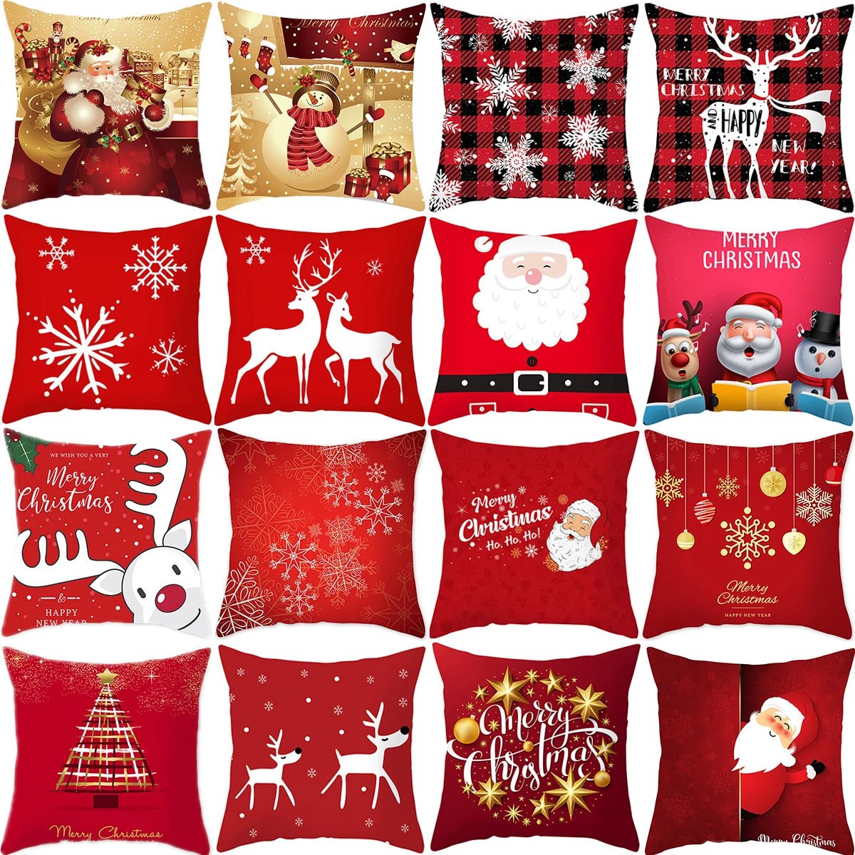 Housses de coussin noel en tissu - Mon - Coussin