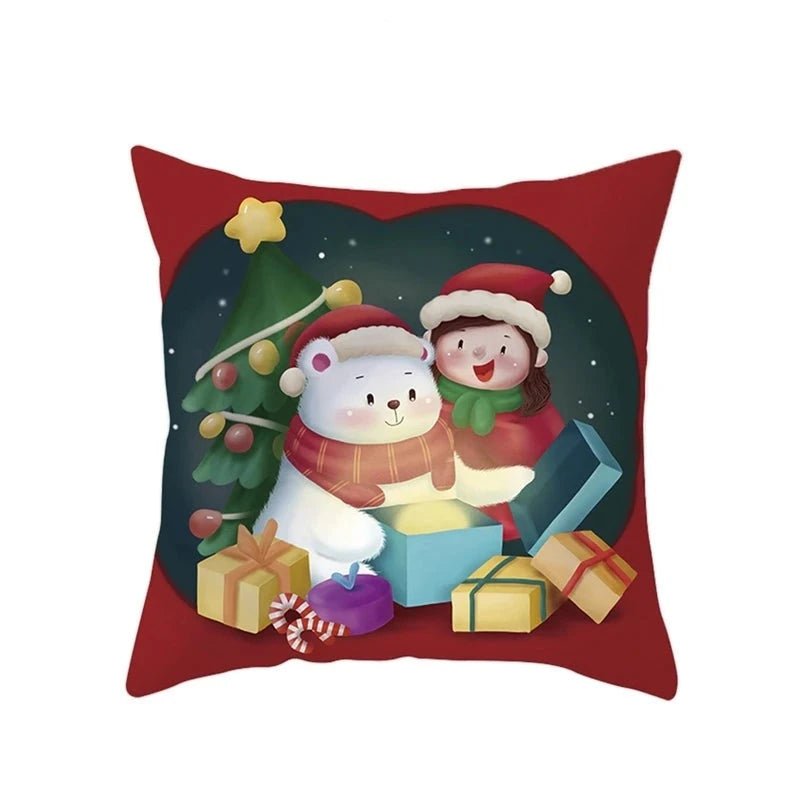 Housses de coussin noel en tissu - Mon - Coussin