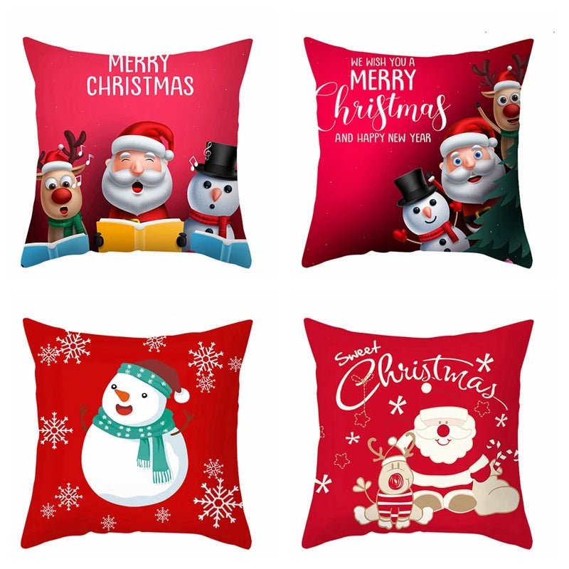 Housses de coussin noel en tissu - Mon - Coussin