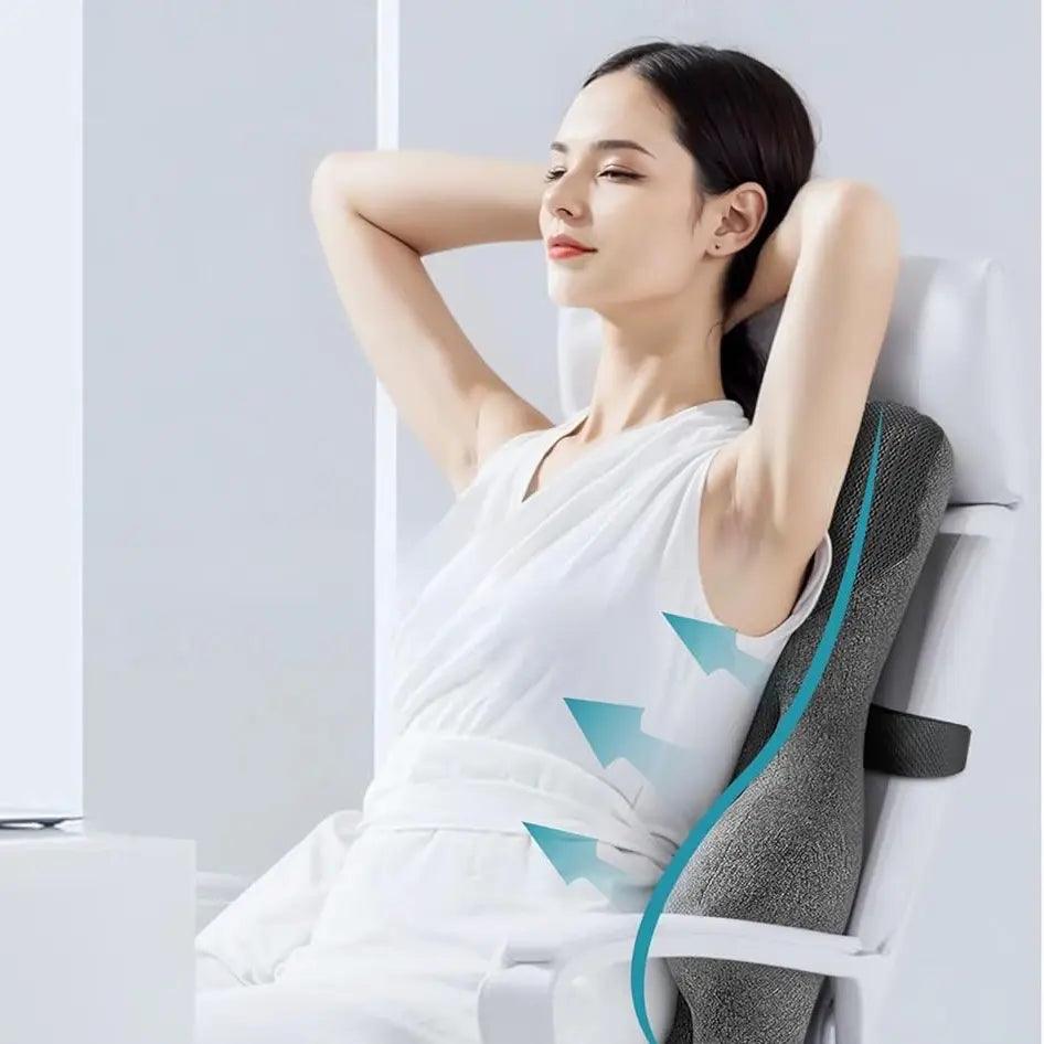 Lumbar Cushion Armchair: Sculptural Design and Ergonomic Support